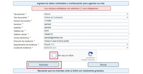 solicitar cita dian|Atención presencial